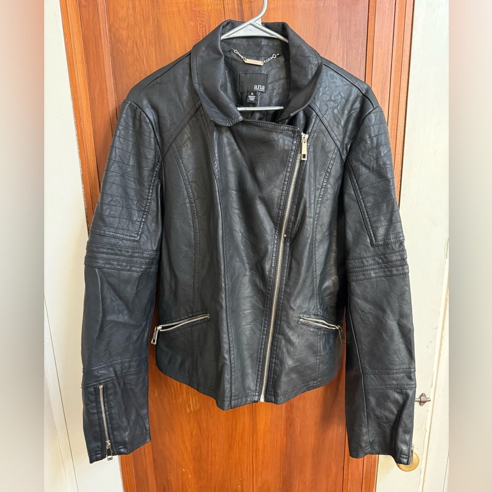 a.n.a faux leather jacket